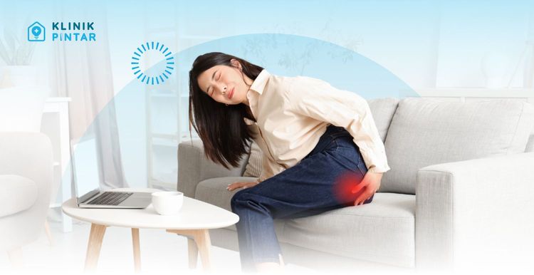 bokong sakit saat duduk